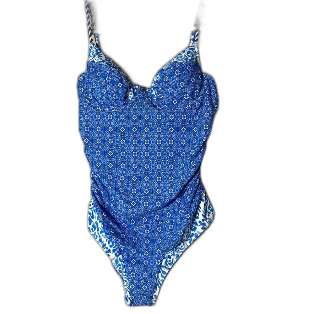 Cupshe One-piece Blue Nautical suit NWT size Large